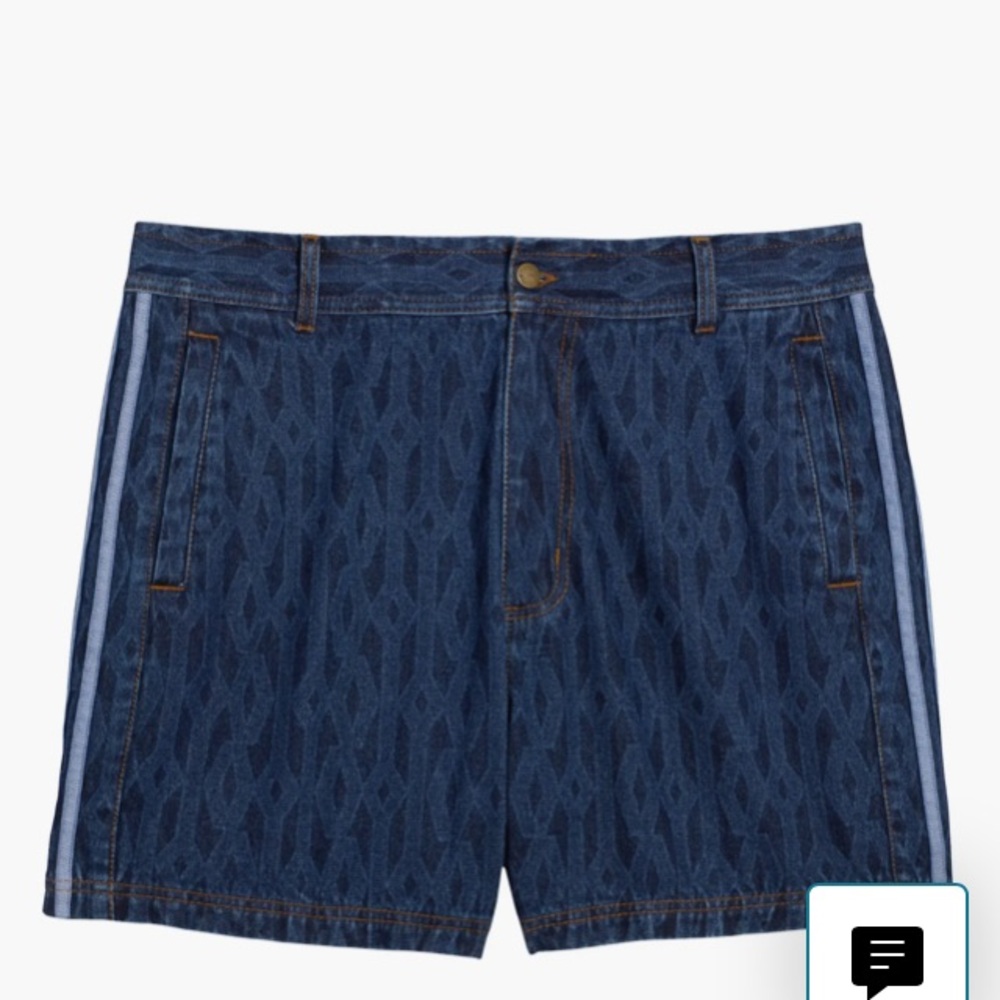 IVY PARK denim shorts size 36 unisex NWT